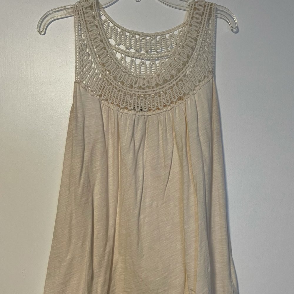 ☀️Knitted neckline tank